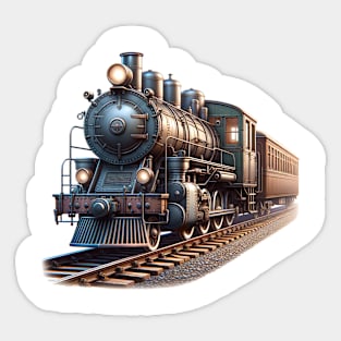 Vintage Train Sticker